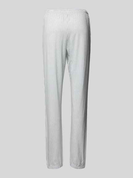 s.Oliver RED LABEL Regular fit pyjamabroek met mix van katoen en viscose Olijfgroen - 3