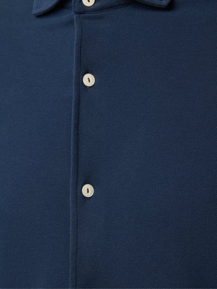 MC2 Saint Barth Freizeithemd mit Knopfleiste Modell 'AMALFI' Marine 2