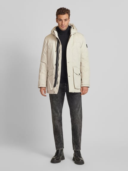 Tom Tailor Parka met afneembare capuchon Offwhite - 1