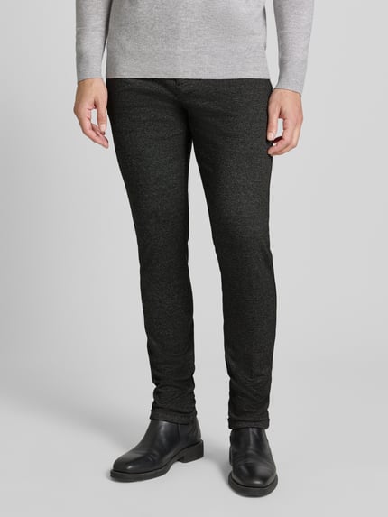 Tom Tailor Denim Slim fit chino met viscosegehalte Antraciet - 4