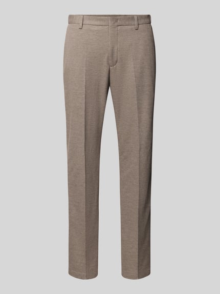 Fein strukturierte Hose mit Gesäßtaschen Modell 'Rick' Shop The Look MANNEQUINE