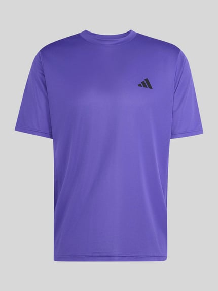 adidas Training Regular Fit Sport-T-Shirt mit Logo-Print Lila 1