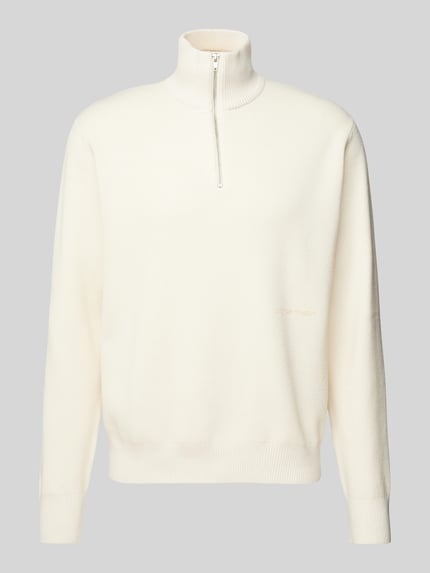 JACK & JONES Schipperstrui met opstaande kraag, model 'VESTERBRO' Offwhite - 2