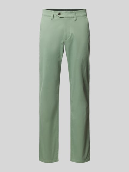 Spodnie materiałowe o kroju regular fit z kieszenią z tyłu Shop The Look MANNEQUINE