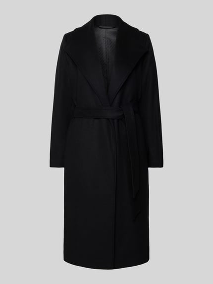 Selected Regular Fit Mantel aus Woll-Mix Modell 'ROSA' Black 2