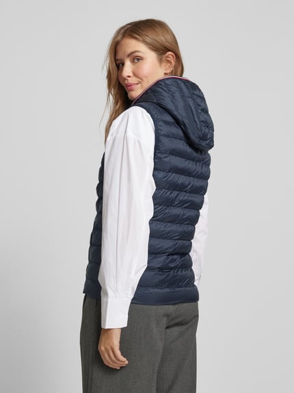 Tommy Hilfiger Bodywarmer met capuchon Marineblauw - 5