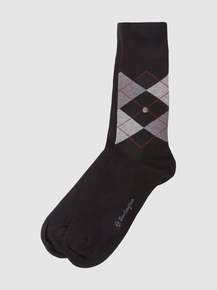 Burlington Socken im 2er-Pack Black 1