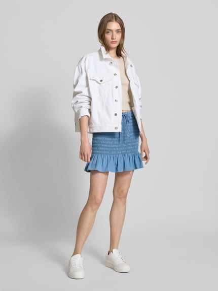 Tommy Jeans Dopasowana spódnica jeansowa z czystej bawełny Jeansowy niebieski 1