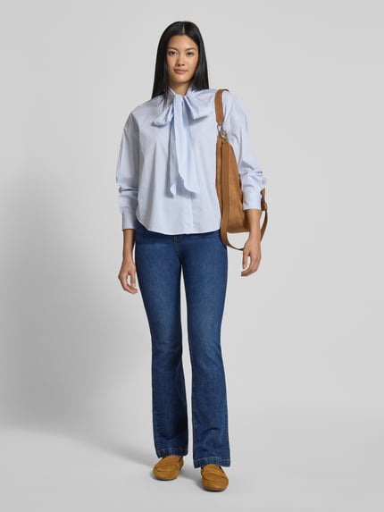 BOSS Bootcut jeans van katoenmix, model 'LYRIS' Marineblauw - 1