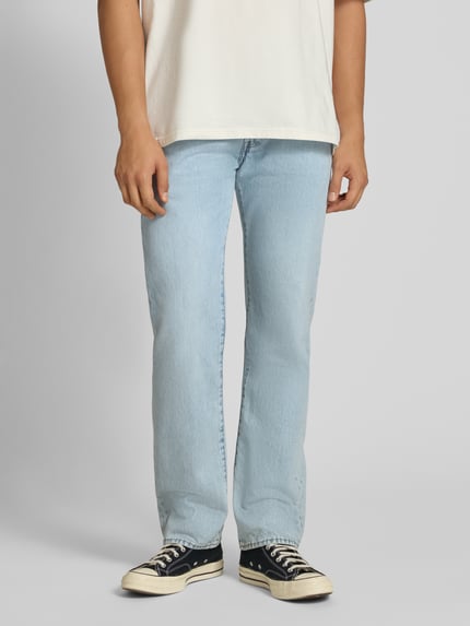 Levi's® Wide Leg Fit Jeans Modell '501®' Hellblau 4
