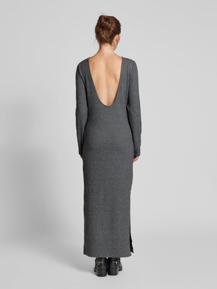 NOISY MAY® Maxi-jurk met ronde hals, model 'CITY' Antraciet - 5