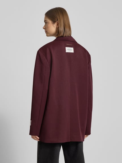 Karo Kauer Relaxed Fit Blazer mit Reverskragen Pflaume 5