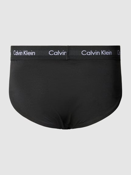 Calvin Klein Underwear Slip mit elastischem Logo-Bund im 5er-Pack Black 3