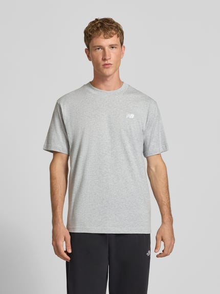 New Balance T-Shirt mit Label-Stitching Modell 'ESSENTIALS' Hellgrau 4