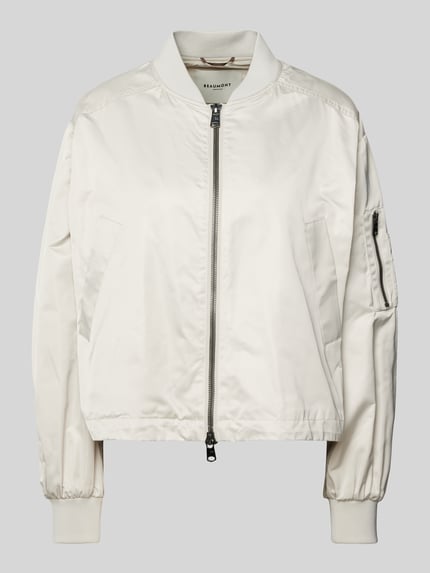 Beaumont Amsterdam Bomberjacke mit Zweiwege-Reißverschluss Modell 'JODY' Kitt 2