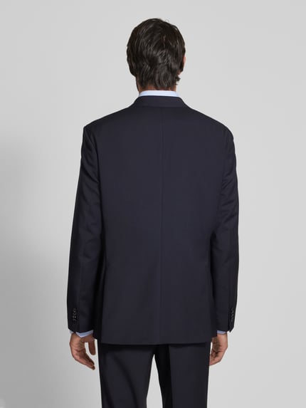BOSS 2-knoops colbert met reverskraag, model 'Jeckson' Marineblauw - 5