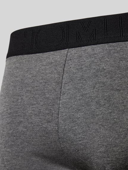 HOM Boxershorts mit elastischem Label-Bund im 3er-Pack Dunkelblau 2