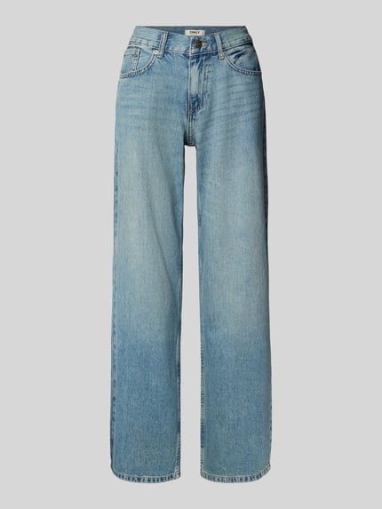 ONLY Low rise jeans van puur katoen, model 'HOPE' Jeansblauw - 2