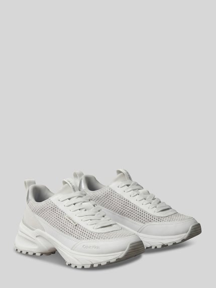 CK Calvin Klein sneakers met mesh-inzetten Wit - 1