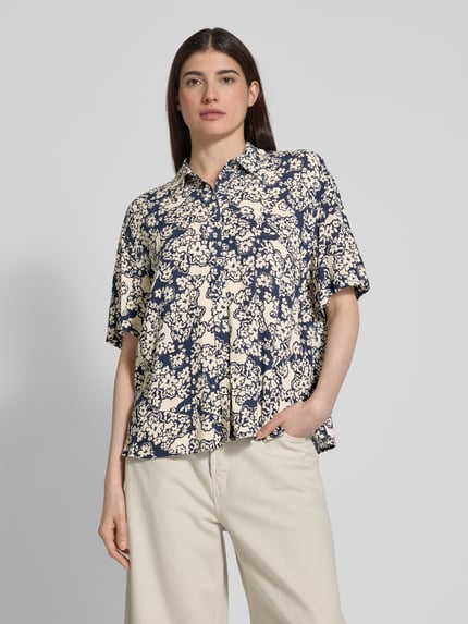 Jake*s Studio Woman Relaxed Fit Bluse aus Viskose mit 1/2-Arm Lagune 4
