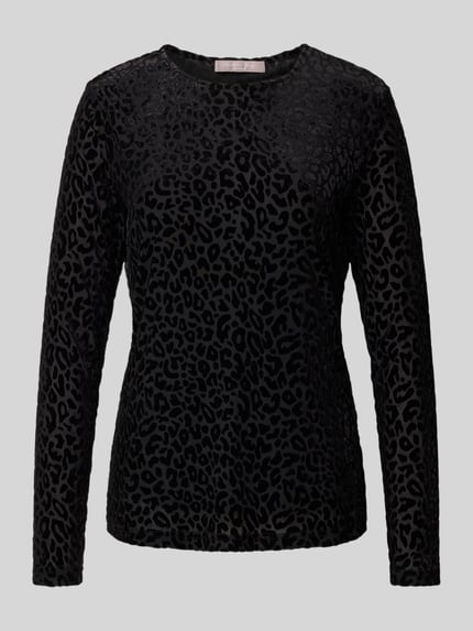 Christian Berg Woman Selection Longsleeve mit Rundhalsausschnitt Black 2