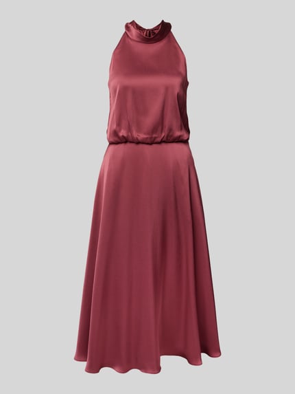 V by Vera Mont Cocktailkleid mit Neckholder Rostrot 2