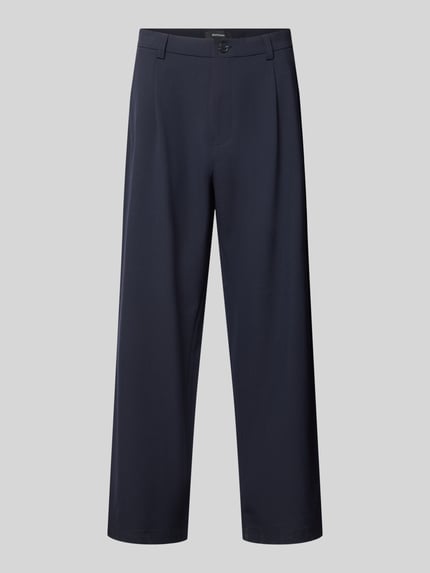 High Waist Chino mit Bundfalte Shop The Look MANNEQUINE
