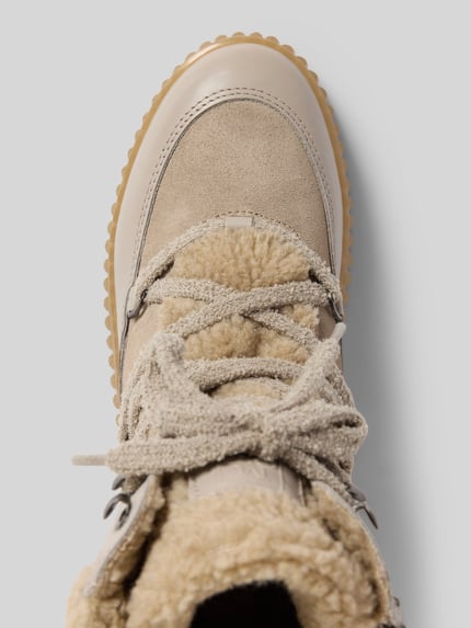 Marc O'Polo Stiefel mit Teddyfell-Besatz Beige 3