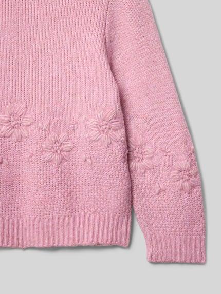 ONLY Regular fit gebreide pullover met ronde hals, model 'TANYA' Mauve - 2
