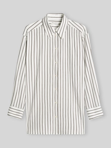 Marc O'Polo Regular Fit Langarmbluse aus Modal-Mix Offwhite 2
