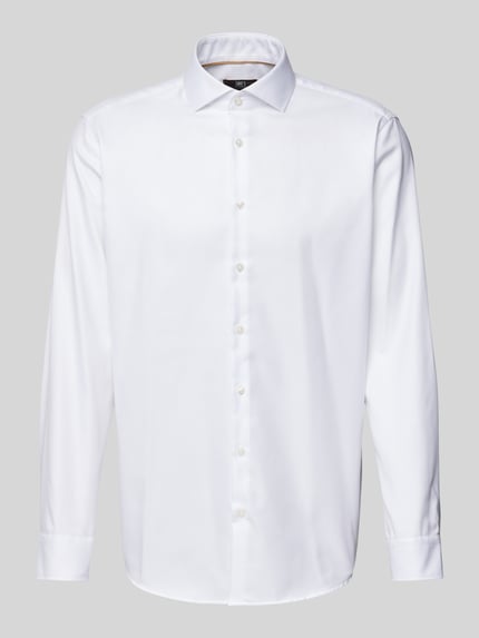 Jake*s Regular Fit Business-Hemd mit Haifischkragen Weiss 2