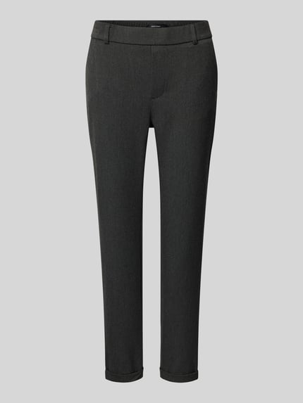 VERO MODA Loose Fit Stoffhose mit angedeutetem Eingriff Modell 'MAYA' Dunkelgrau 2