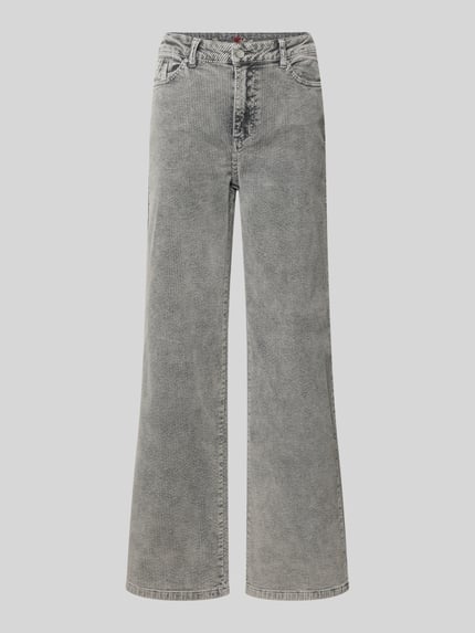 Buena Vista Wide Leg Cordhose mit Eingrifftaschen Dunkelgrau 2