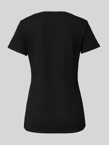 BOSS Regular fit T-shirt van katoenmix Black - 3