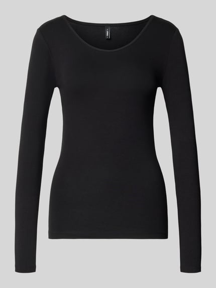 modern fit t-shirt van katoenmix model 'LIVE LOVE' Shop The Look MANNEQUINE