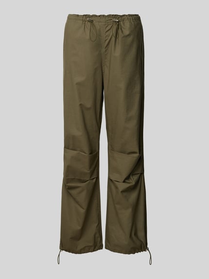 ONLY Baggy Fit Hose mit Tunnelzügen Modell 'ECHO-LAIA' Khaki 2