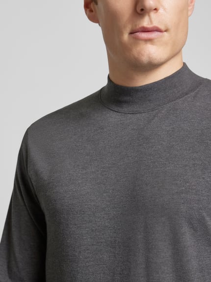 RAGMAN Shirt met lange mouwen en ribboorden Antraciet - 3