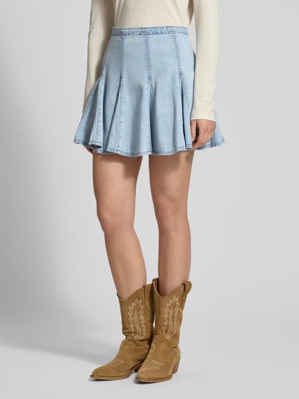 Levi's® Jeansrock mit Falten Modell 'GODET' Hellblau 4