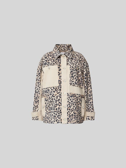 Lala Berlin Oversized jeansjack van katoen Middenbruin - 2