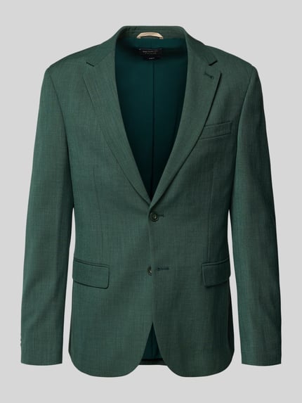MCNEAL Marynarka na 2 guziki o kroju slim fit z dodatkiem wiskozy Zielony 2