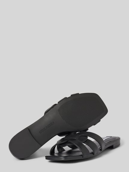 Steve Madden Slides im unifarbenen Design Modell 'VCAY' Black 4