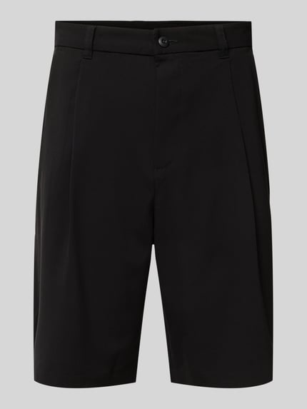 Tailored Fit Shorts mit Bundfalten Shop The Look MANNEQUINE