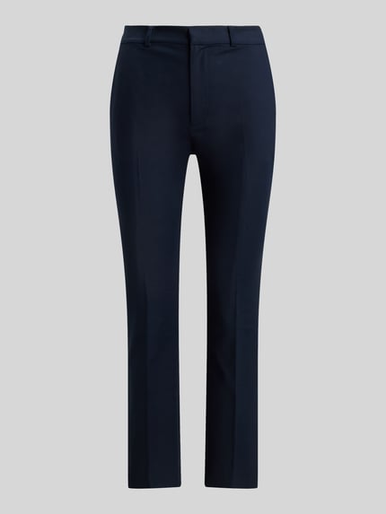 Lauren Ralph Lauren Regular Fit Chino aus Baumwoll-Mix Modell 'ABRIANNA' Marine 2
