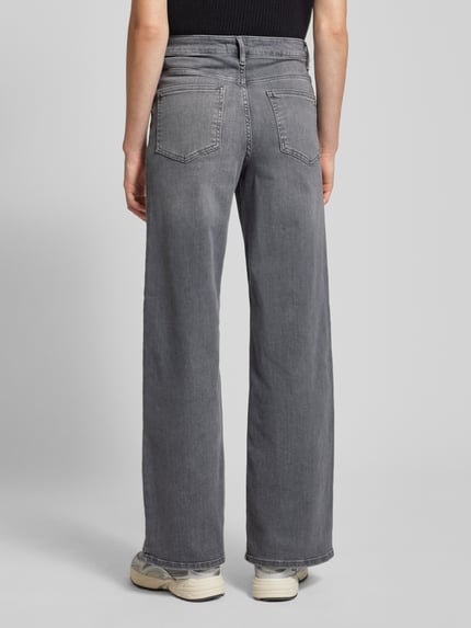 ONLY Wide Leg Jeans im 5-Pocket-Design Modell 'MADISON' Mittelgrau 5