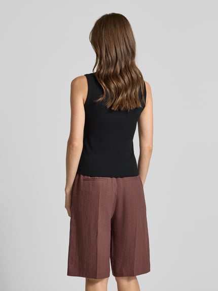 VERO MODA Slim Fit Tank Top aus Baumwoll-Mix Modell 'CHLOE' Black 5