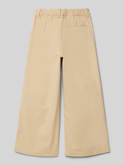 Calvin Klein Jeans Loose Fit Hose mit gelegten Falten Sand 3