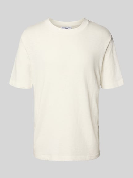 Regular Fit T-Shirt aus reiner Baumwolle Shop The Look MANNEQUINE