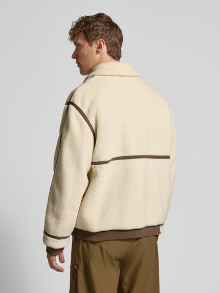 MCNEAL Teddy-Jacke mit Reißverschluss Sand 5