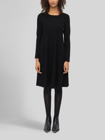 s.Oliver BLACK LABEL Strickkleid mit Rippstrickstruktur Black 3