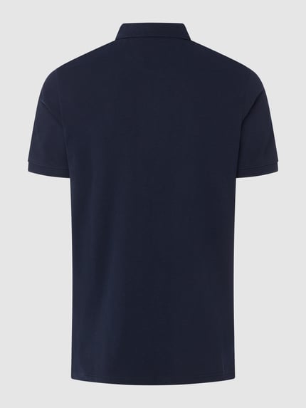 Tom Tailor Regular Fit Poloshirt mit Logo-Stitching Modell 'BASIC' Marine 3